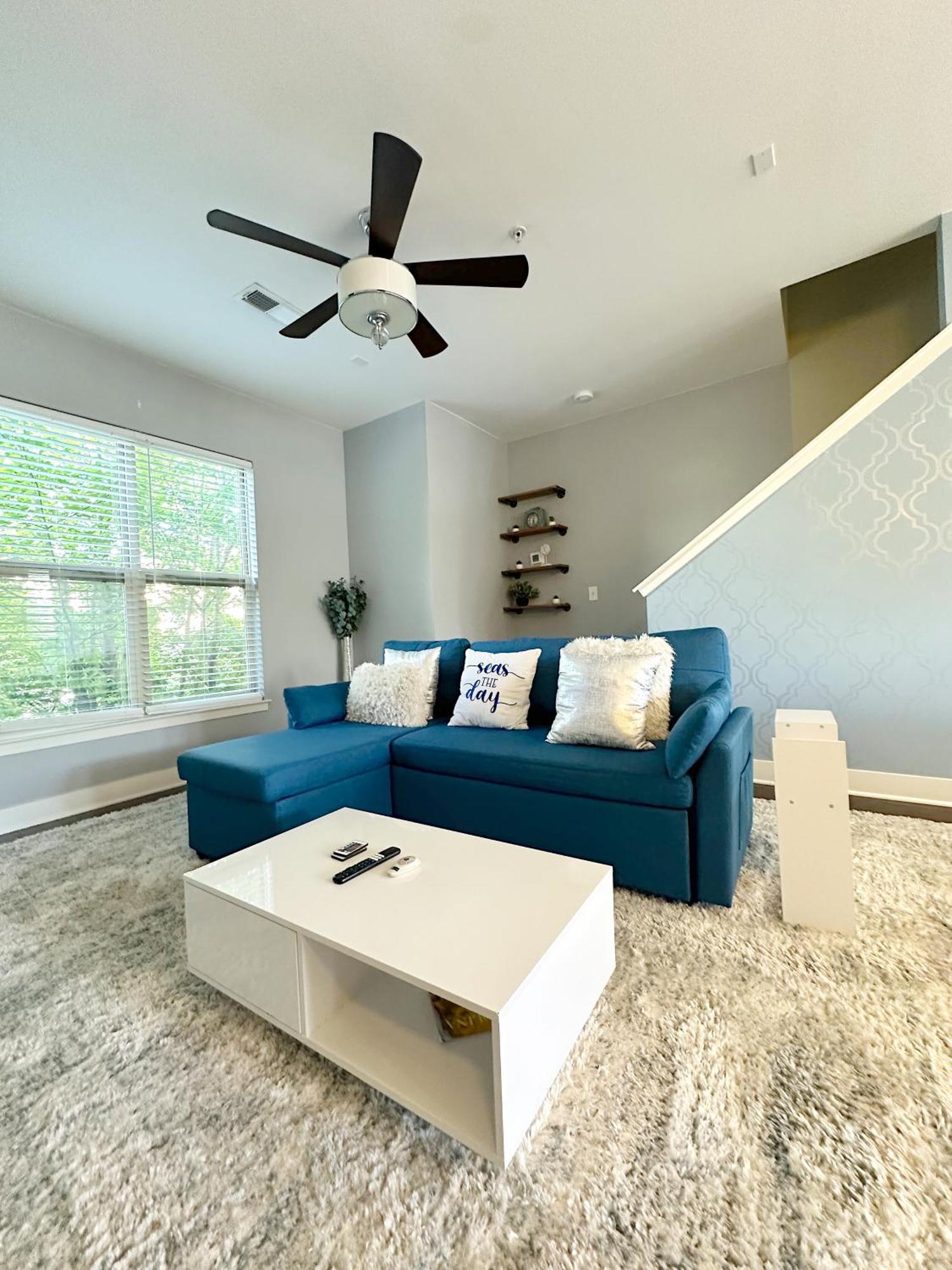 Modern Townhouse - 1 Min To Uptown Clt - Walk To Restaurants Villa Charlotte Luaran gambar